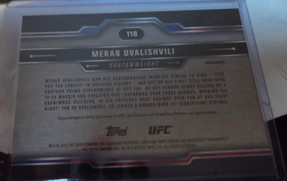 2025 Topps Chrome UFC - Merab Dvalishvili #118