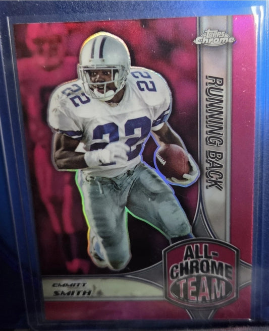 2024 Topps Chrome - All-Chrome Team Emmitt Smith #ACT-3 Pink Refractor