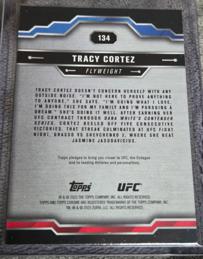 2025 Topps Chrome - Tracy Cortez #134 Prism Refractor
