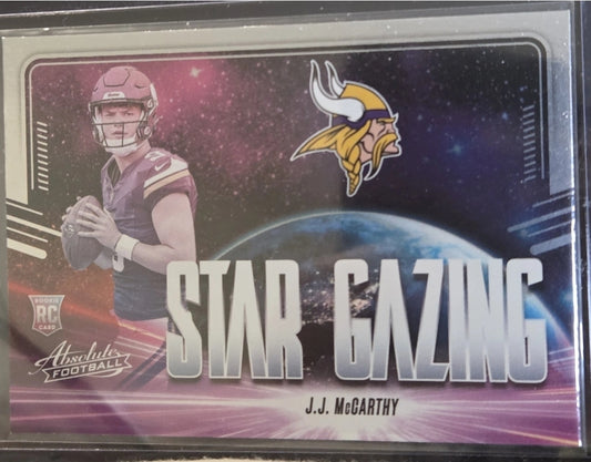 2024 Panini Absolute - Star Gazing J.J. McCarthy #SG-JMY (RC)