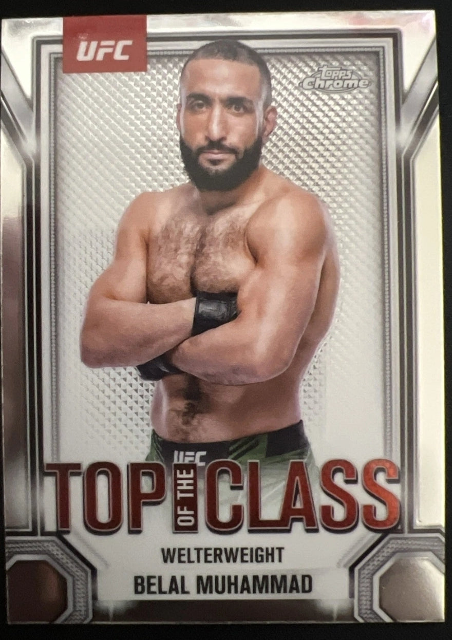2025 Topps Chrome UFC - Top of the Class - Belal Muhammad (TTC-6)