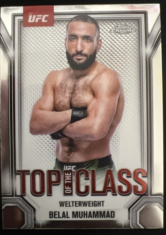 2025 Topps Chrome UFC - Top of the Class - Belal Muhammad (TTC-6)