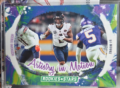 2024 Panini Rookies & Stars DJ Moore (Artistry in Motion)