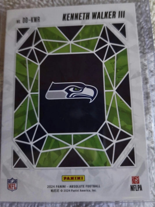 2024 Panini Absolute - Draft Diamonds Kenneth Walker III #DD-KWR
