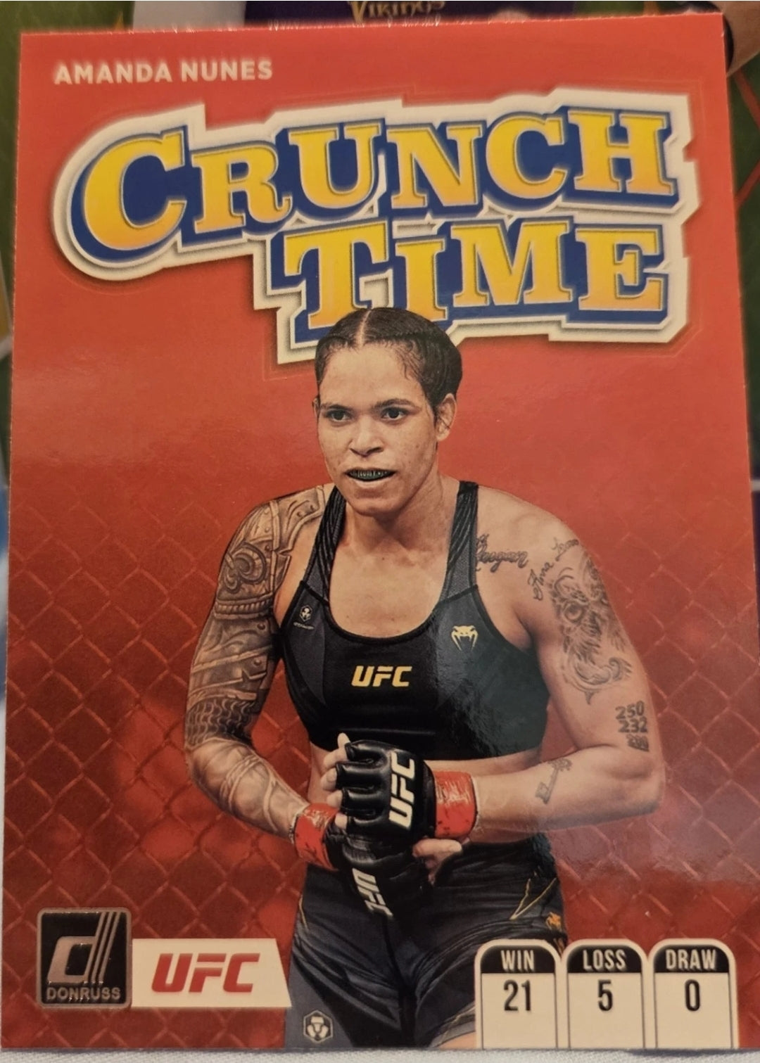 2022 Donruss UFC - Crunch Time Amanda Nunes #5