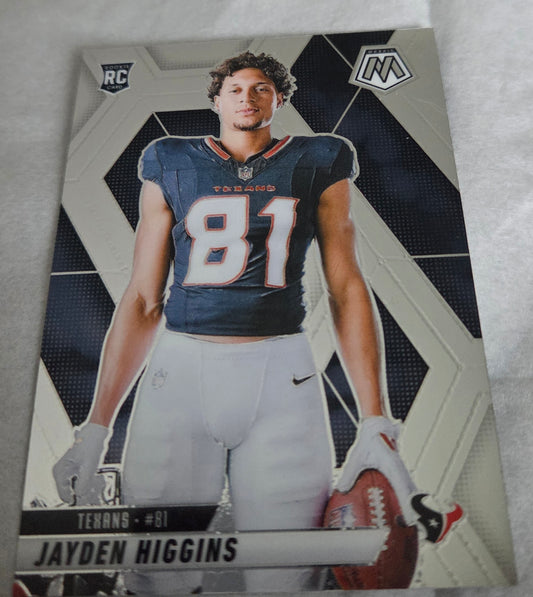 2025 Panini Mosaic Jayden Higgins RC Rookie Silver Prizm