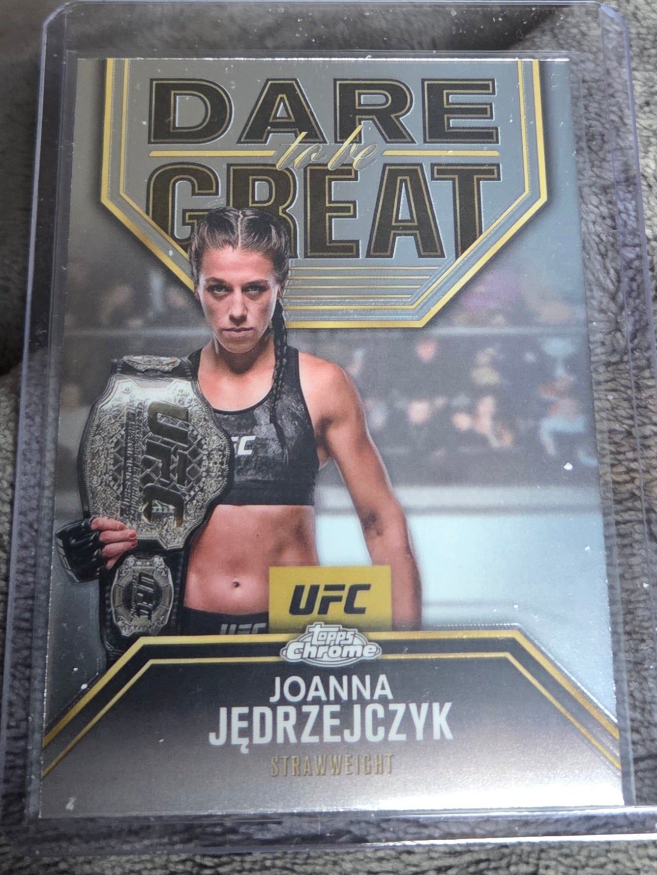 2025 Topps Chrome UFC Joanna Jedrzejczyk Dare To Be Great #DBG-2