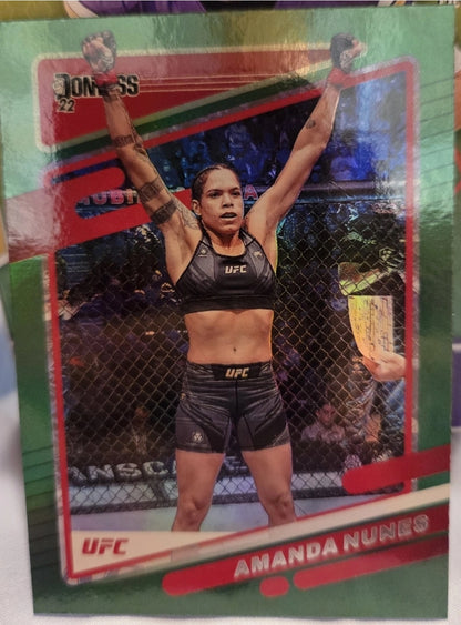 2022 Donruss UFC - Amanda Nunes #63 Green Flood