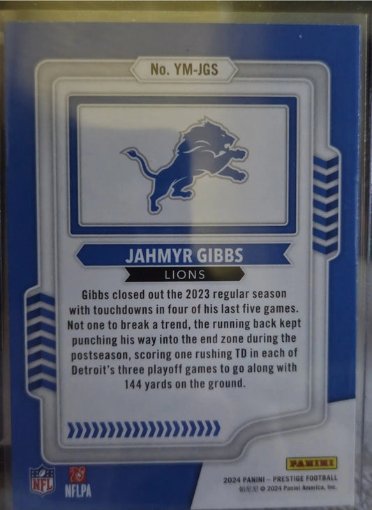 2024 Panini Prestige - Youth Movement Jahmyr Gibbs #YM-JGS