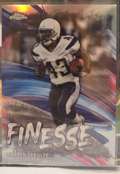 2024 Topps Chrome - Finesse Darren Sproles #F-13 Refractor