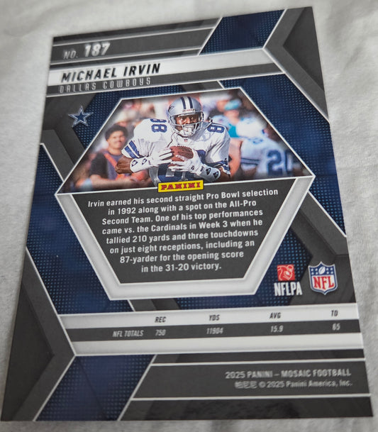 2025 Mosaic Base Michael Irvin #187