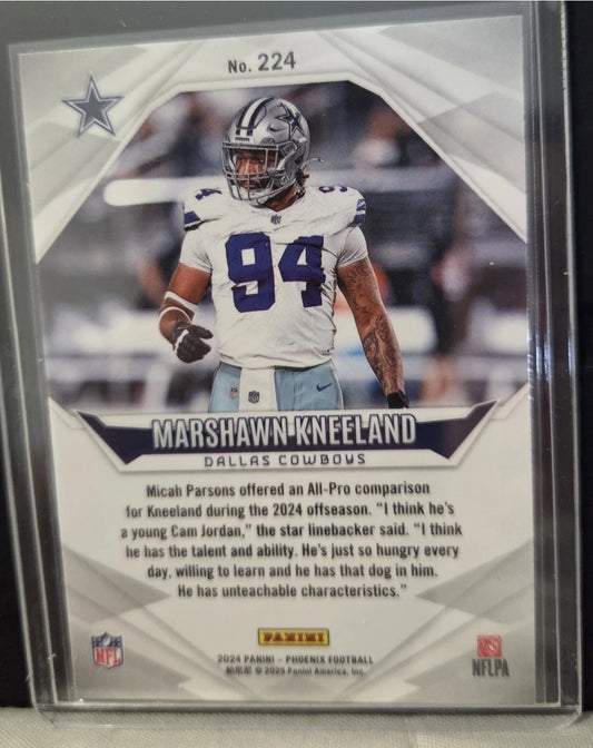 2024 Panini Phoenix - Rookies Marshawn Kneeland #224 Lazer (RC)
