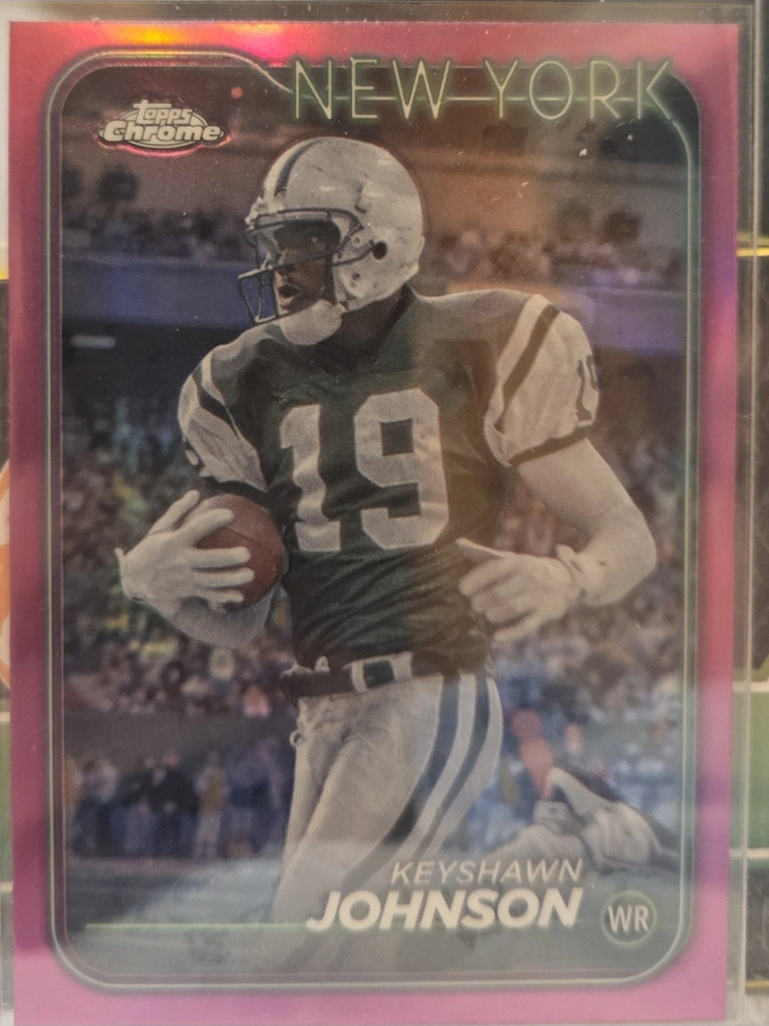 2024 Topps Chrome - Keyshawn Johnson #147 Pink Refractor