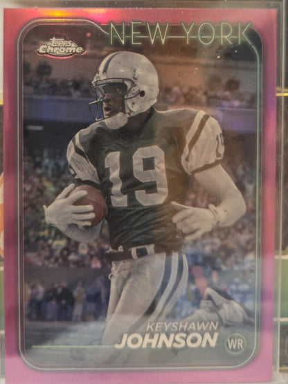 2024 Topps Chrome - Keyshawn Johnson #147 Pink Refractor