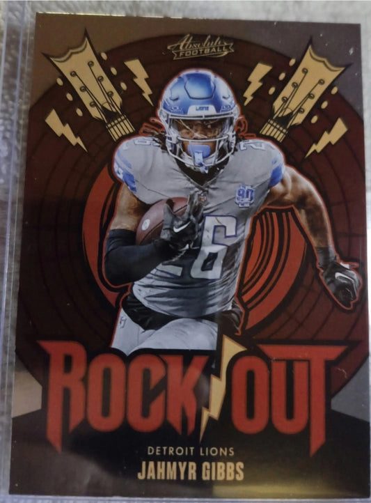 2024 Panini Absolute - Rock Out Jahmyr Gibbs #RO-JGS