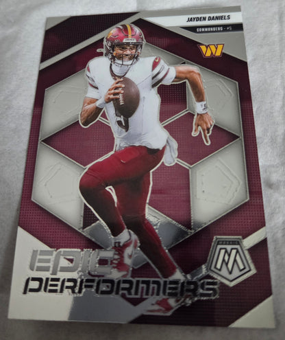 2025 Panini Mosaic #20 Jayden Daniels Epic Performers Mosaic