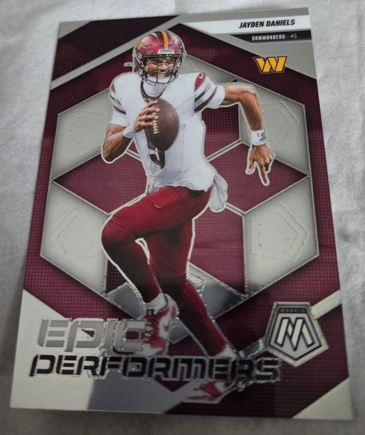 2025 Panini Mosaic #20 Jayden Daniels Epic Performers Mosaic