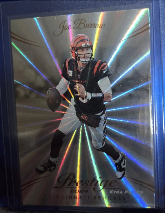 2024 Panini Prestige - Joe Burrow #57 Xtra Points Sunburst