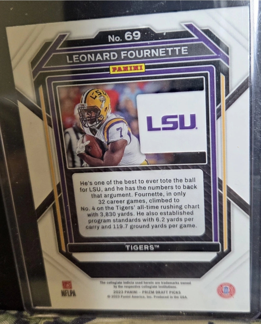 2023 Panini Prizm Draft Picks - Leonard Fournette - Silver - #69