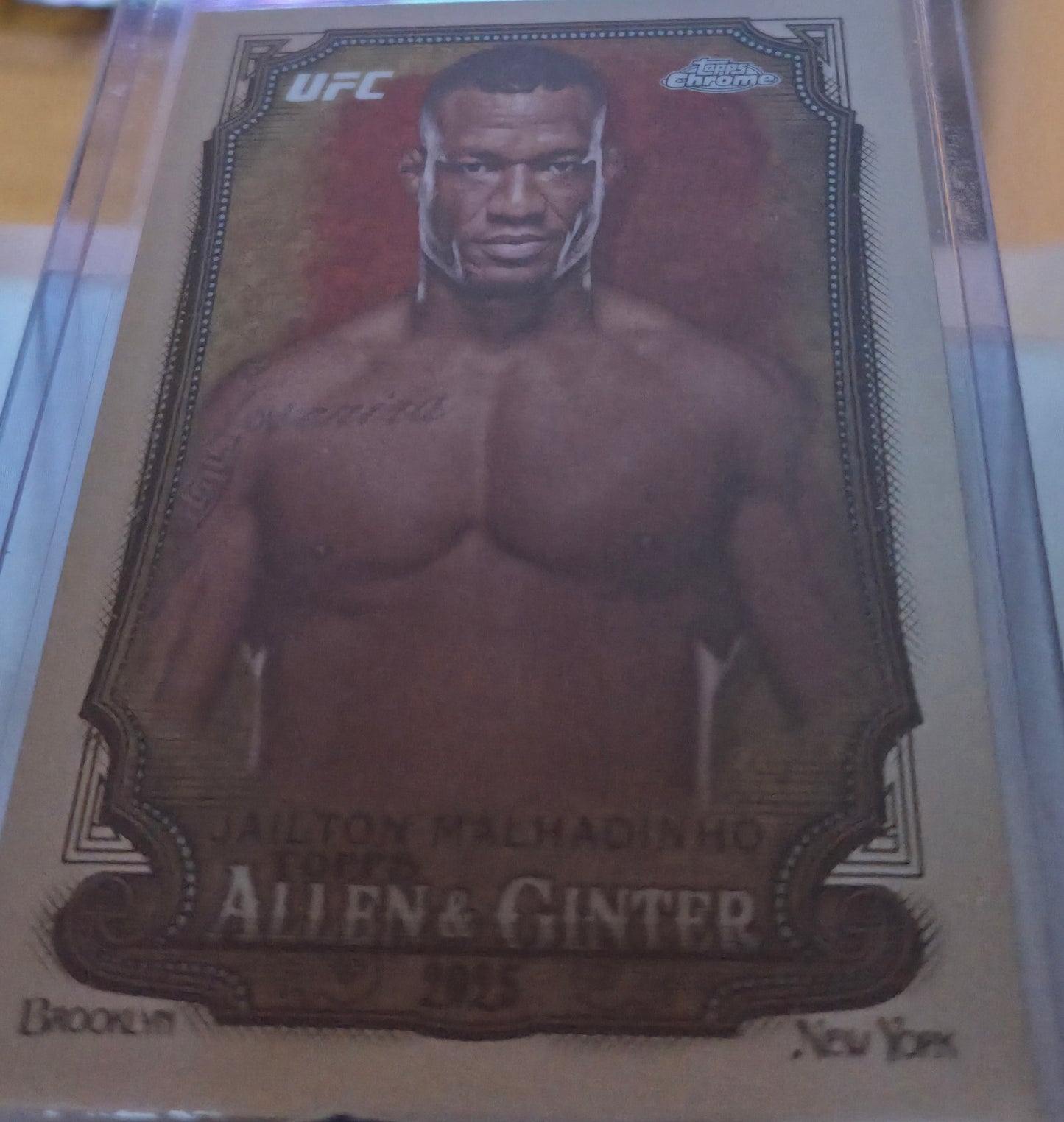 2025 Topps Chrome UFC - Jailton Malhadinho (Allen & Ginter) AAG-22