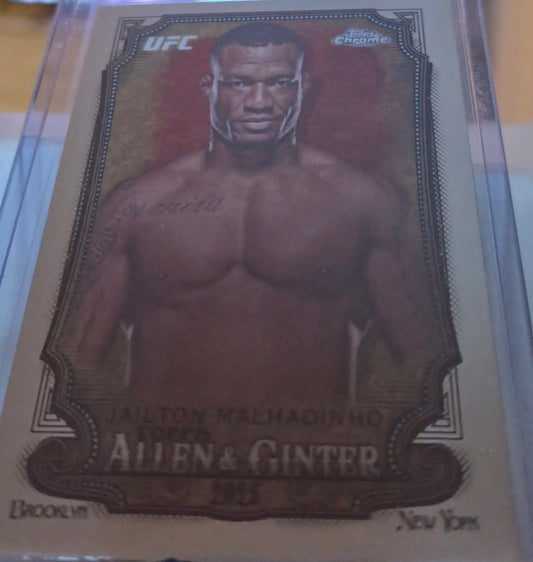 2025 Topps Chrome UFC - Jailton Malhadinho (Allen & Ginter) AAG-22