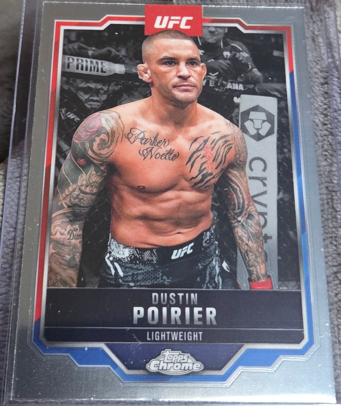 2025 Topps Chrome UFC #7 Dustin Poirier