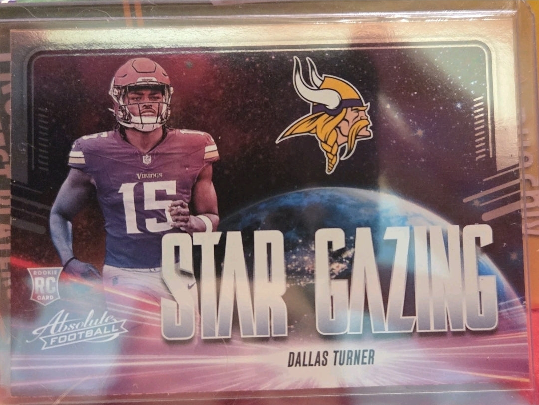 2024 Panini Absolute - Star Gazing Dallas Turner #SG-DTR (RC)