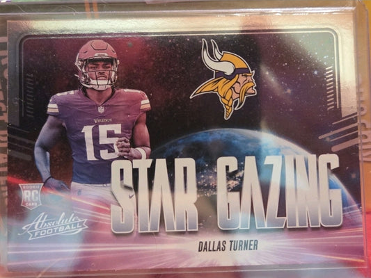 2024 Panini Absolute - Star Gazing Dallas Turner #SG-DTR (RC)