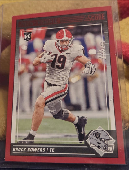 2024 Score - Rookies Brock Bowers #310 Red (RC)