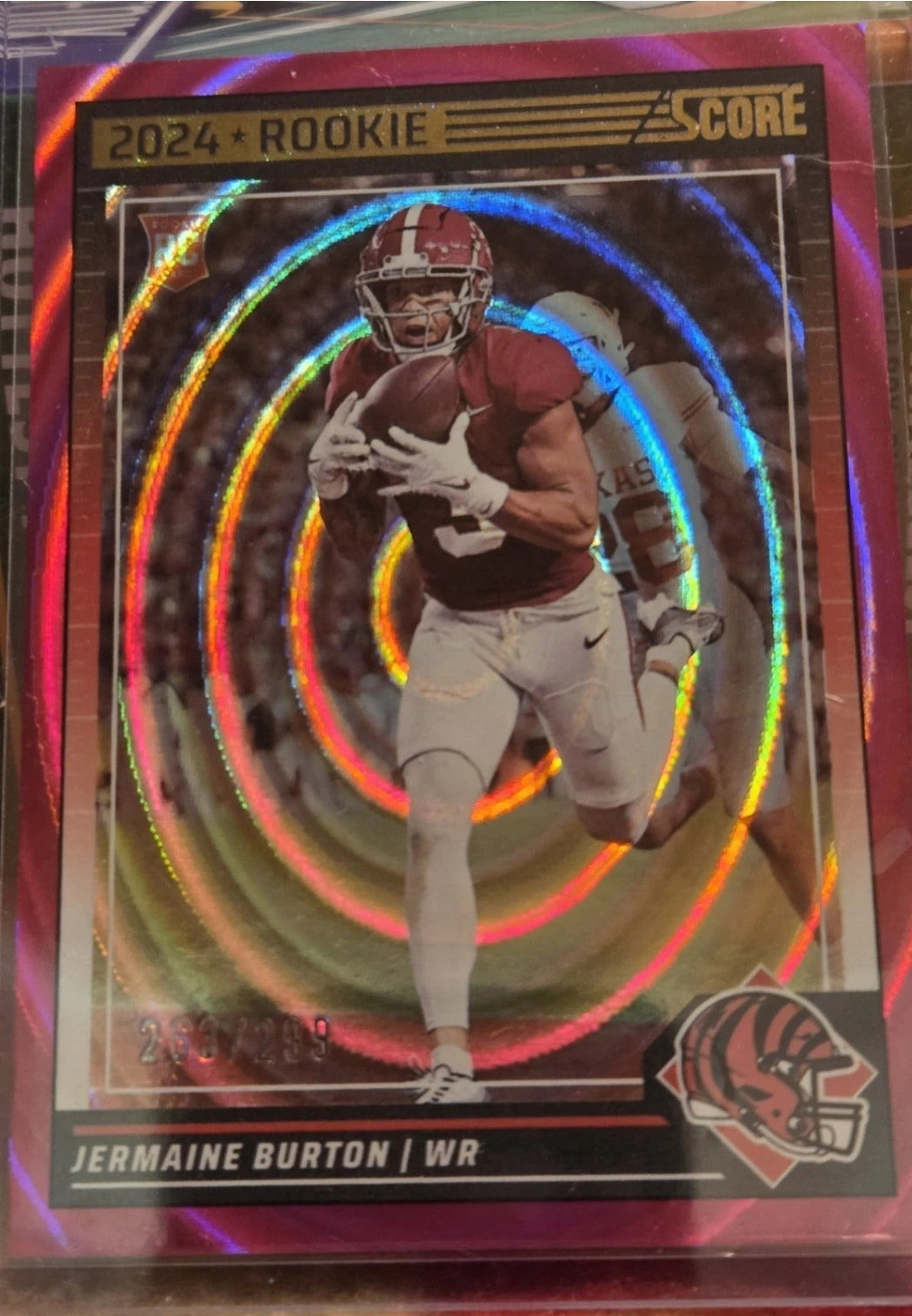 2024 Score - Rookies Jermaine Burton #381 Ellipse /299 (RC)