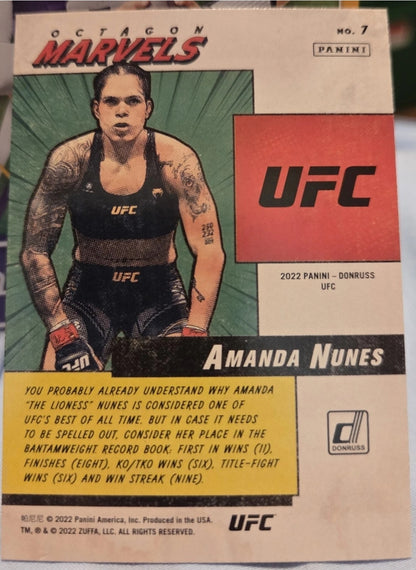 2022 Donruss UFC - Octagon Marvels Amanda Nunes #7