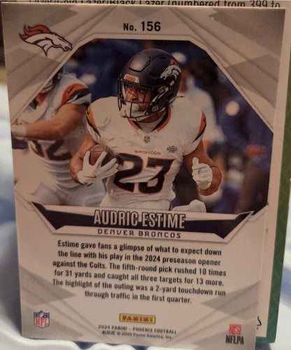 2024 Panini Phoenix - Rookies Audric Estime #156 (RC)