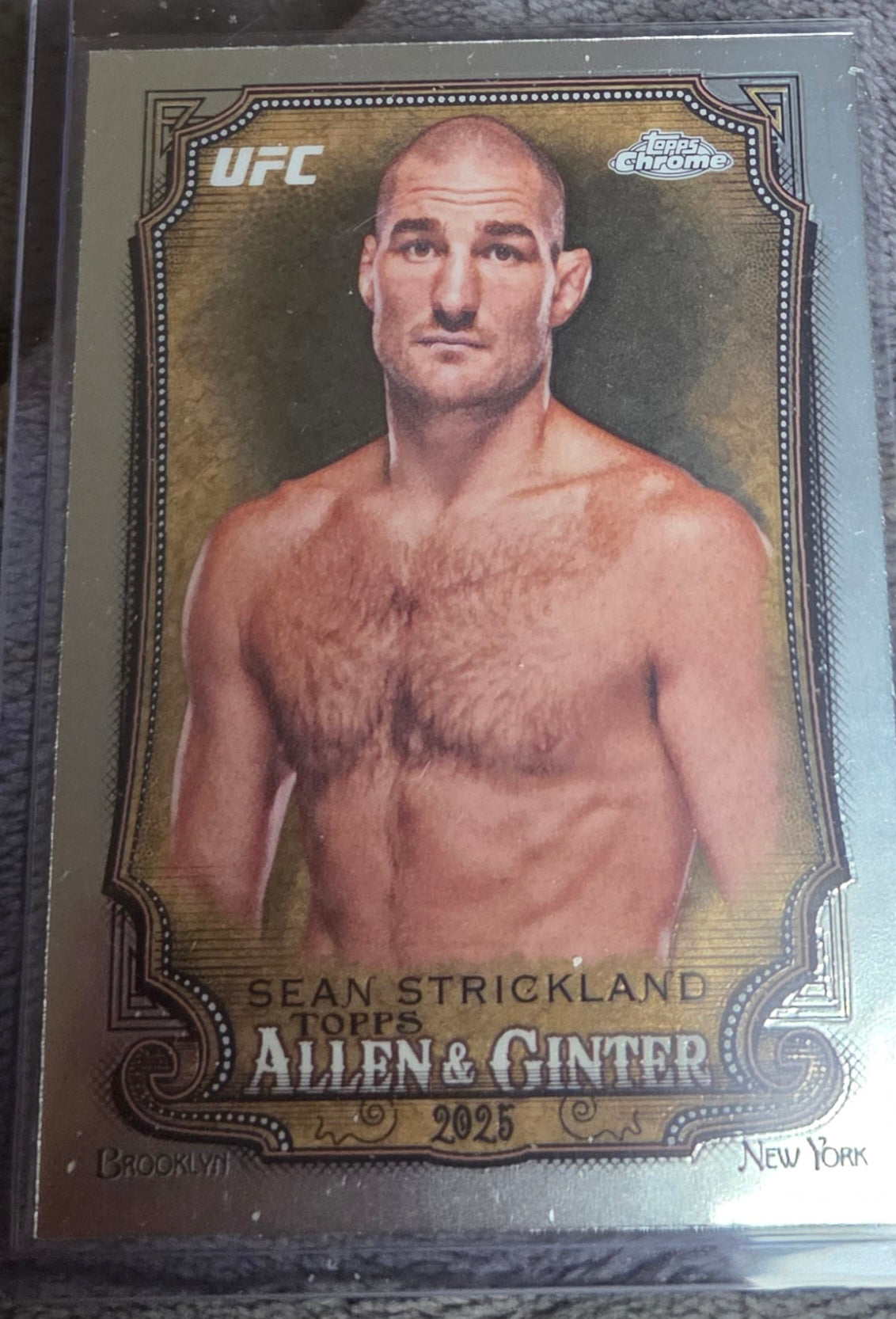 2025 Topps Chrome UFC Sean Strickland Allen & Ginter #AAG-16