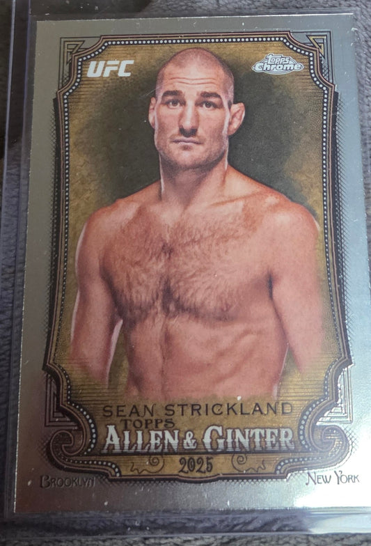 2025 Topps Chrome UFC Sean Strickland Allen & Ginter #AAG-16