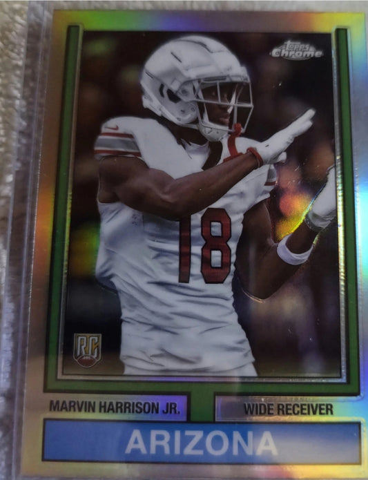 2024 Topps Chrome - 1974  Marvin Harrison Jr. #74TF-5 Refractor (RC)