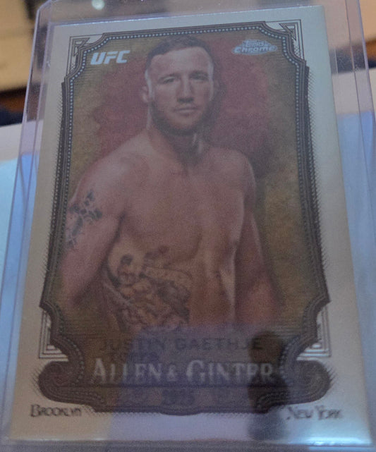 2025 Topps Chrome UFC - Allen and Ginter Justin Gaethje #AAG-26