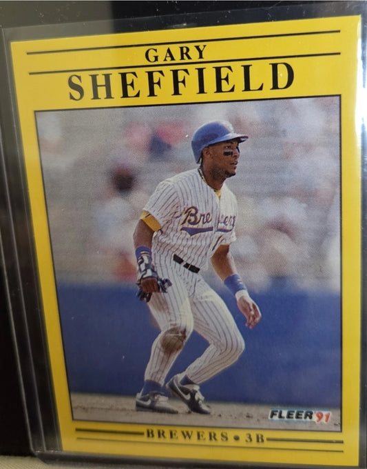 1991 Fleer - Gary Sheffield #596