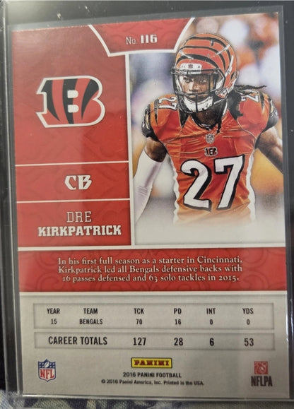 2016 Panini - Dre Kirkpatrick #116 Shining Armor