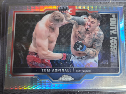 2025 Topps Chrome UFC - Tom Aspinall ReFractor #146 L52