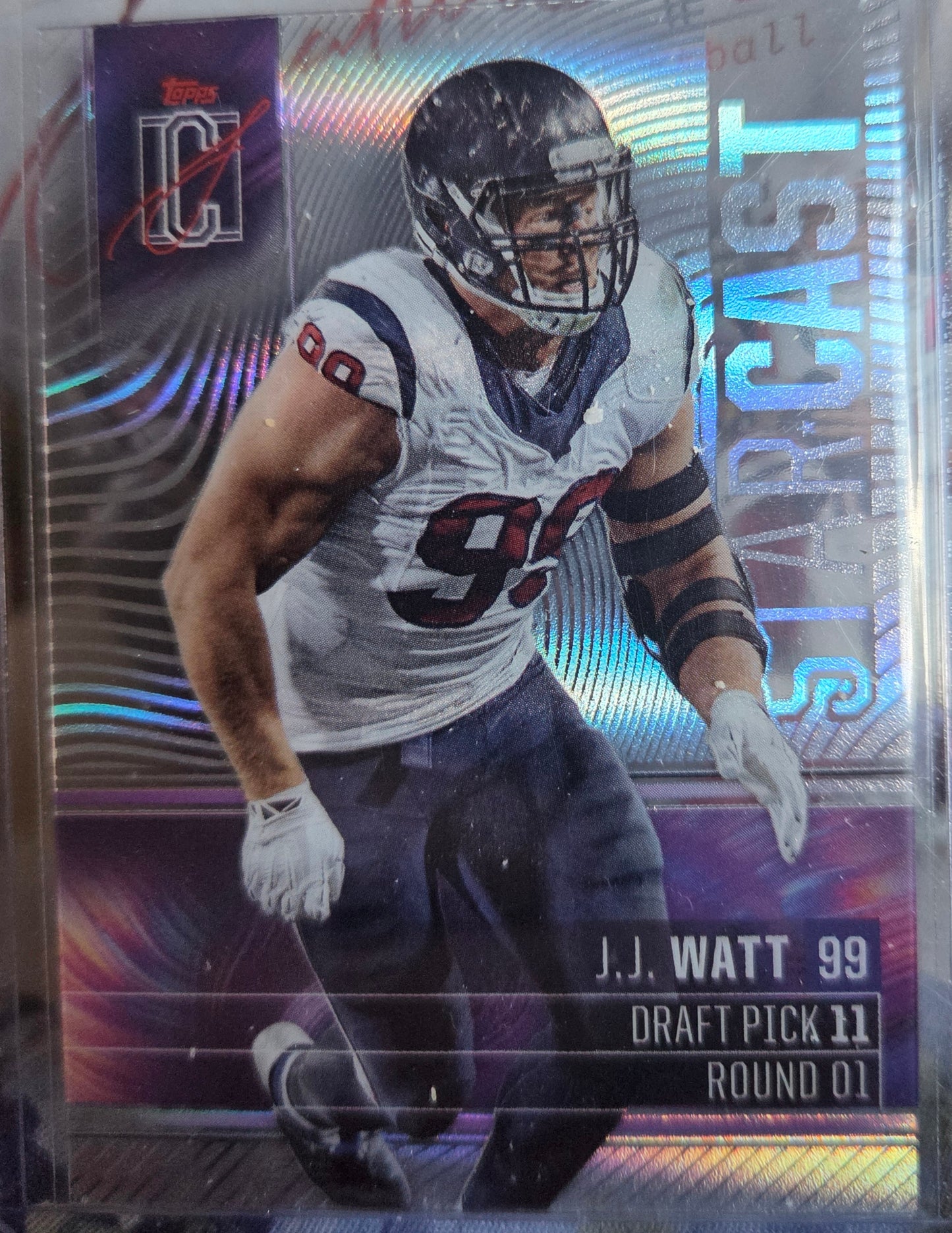 2025 Topps Signature JJ Watt (StarCast - Clear Card)