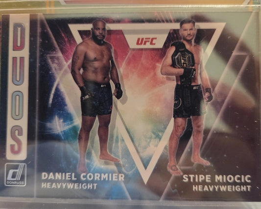 2022 Donruss UFC - Duos Stipe Miocic, Daniel Cormier #1