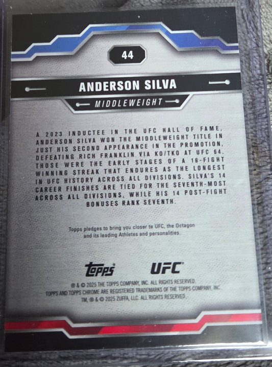2025 Topps Chrome UFC Anderson Silva #44