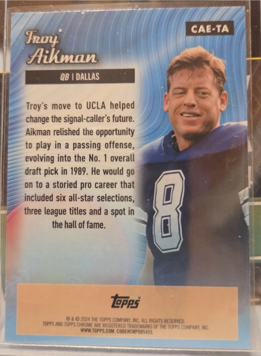 2024 Topps Chrome - All-Etch Troy Aikman #CAE-TA Refractor