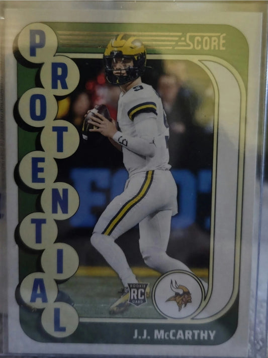 2024 Score - Protential J.J. McCarthy #10 (RC)