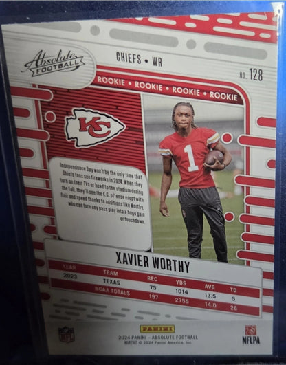 2024 Panini Absolute - Rookies Xavier Worthy #128 (RC)