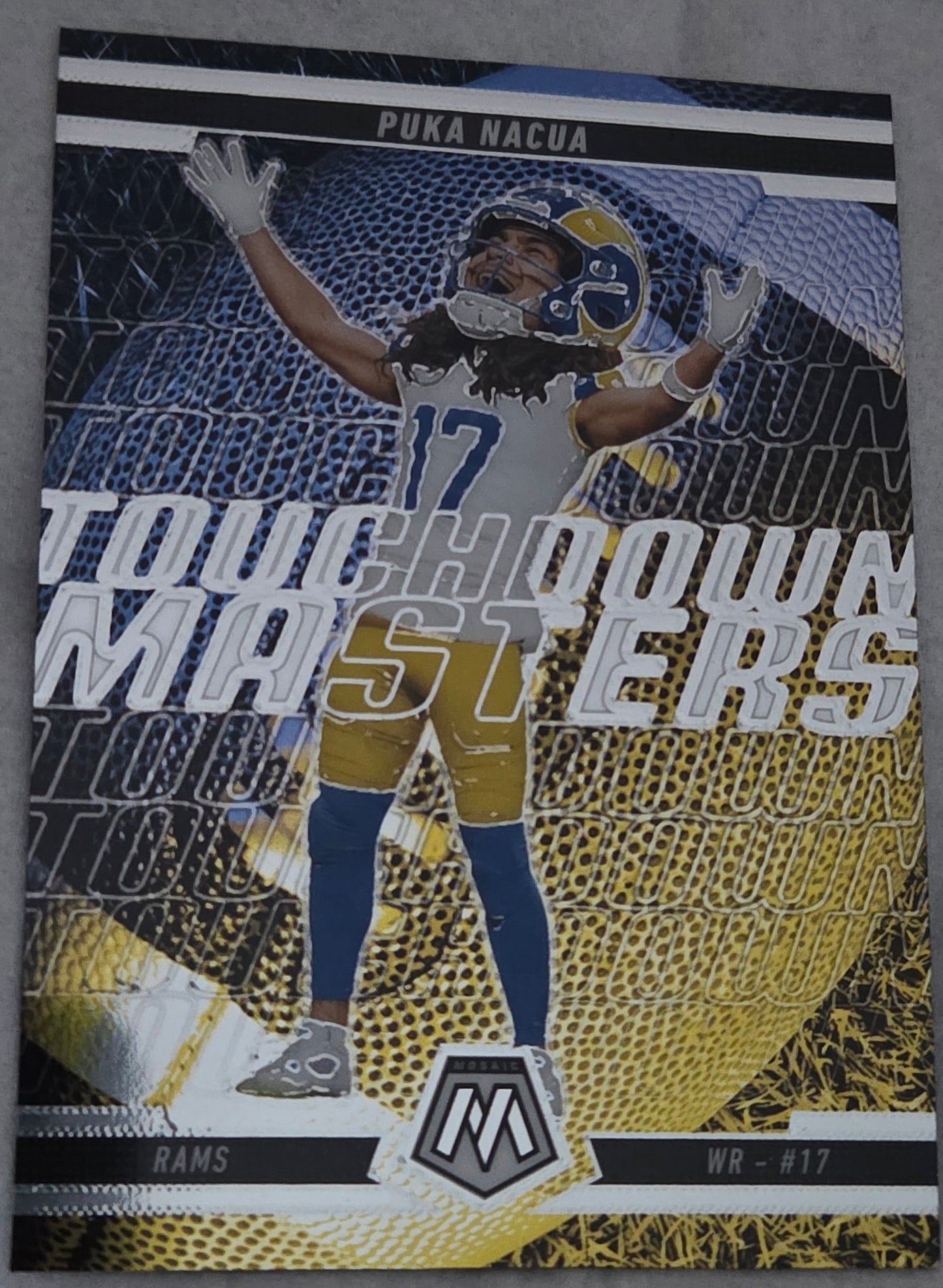 2025 Puka Nacua Touchdown Masters Panini Mosaic LA Rams #12