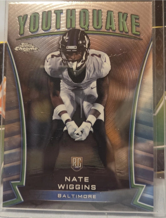 2024 Topps Chrome - Youthquake Nate Wiggins #Y-12 Refractor (RC)