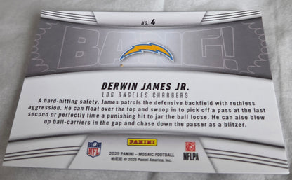 2025 Mosaic - Bang! Derwin James #4 Mosaic Prizm