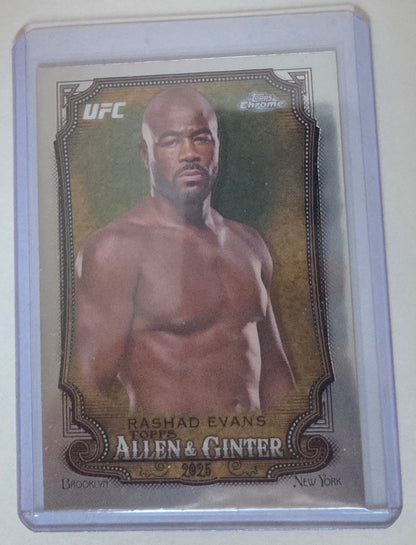 2025 Topps Chrome UFC - Allen and Ginter Rashad Evans #AAG-2
